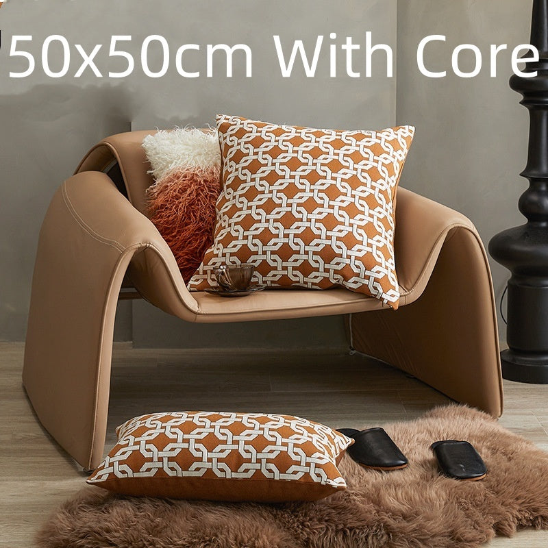 Sofa Cushion Case Bedside Square Pillow Backrest Throw Pillowcase