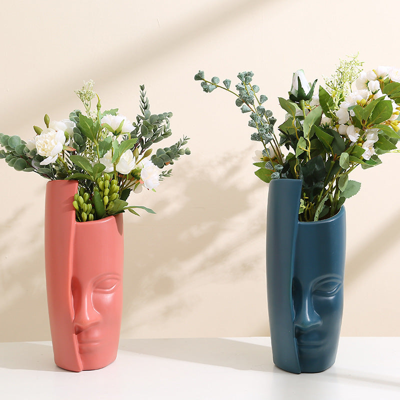 Vase Decoration Living Room Flower Arrangement Modern Light Luxury Style\