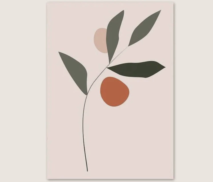 : Canvas Simple Modern Wall Art Frameless