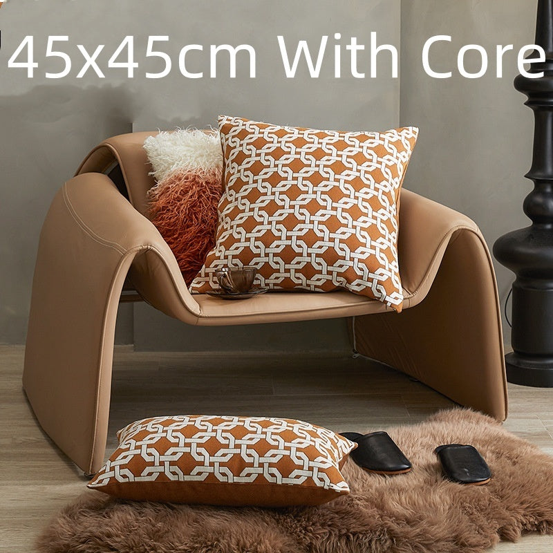 Sofa Cushion Case Bedside Square Pillow Backrest Throw Pillowcase