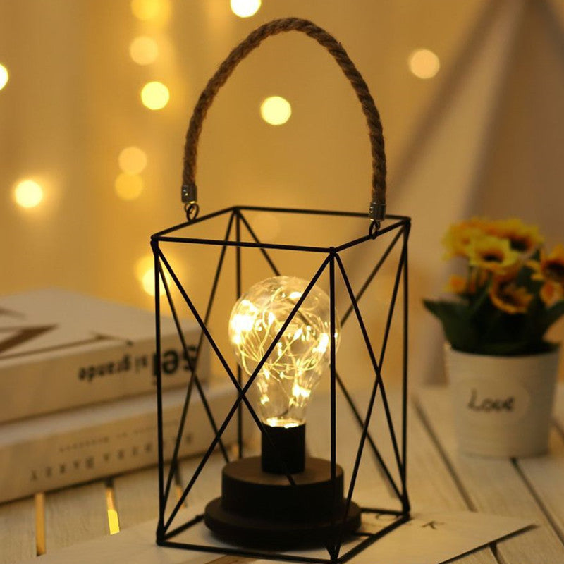 Iron Art Simple LED Bar Restaurant Study Room Decoration Night Light