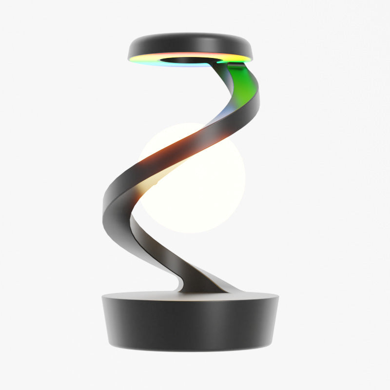Rotating Suspension Table Lamp Wireless Charging Creative Small Night Lamp Home Decor