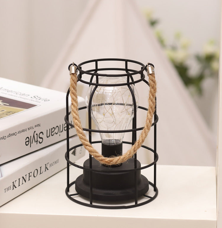 Iron Art Simple LED Bar Restaurant Study Room Decoration Night Light