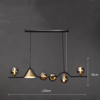  Nordic Dining Table Lamp Three Head Hall