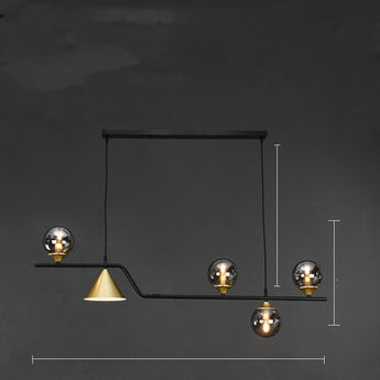  Nordic Dining Table Lamp Three Head Hall