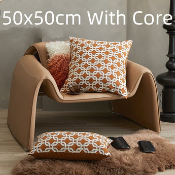 Sofa Cushion Case Bedside Square Pillow Backrest Throw Pillowcase