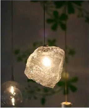  Table Lamp Dining Chandelier Bedroom Lamp Creative Natural Lighting Glass Lamp