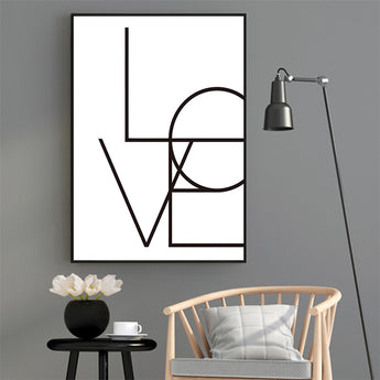  Love Amore Canvas Wall Art