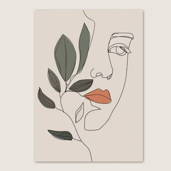 : Canvas Simple Modern Wall Art Frameless