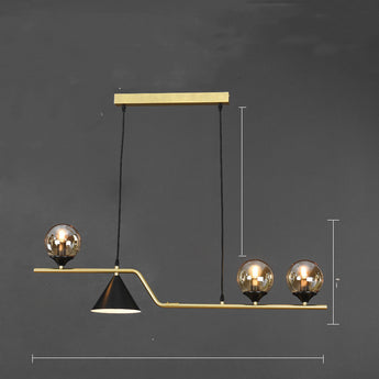  Nordic Dining Table Lamp Three Head Hall