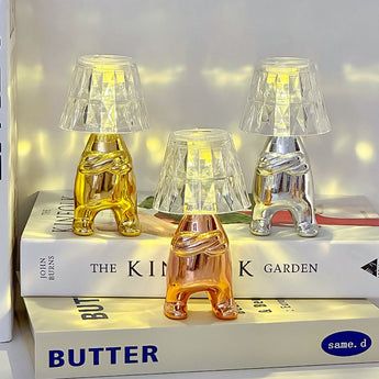 LED Creative Crystal Small Night Lamp Desktop Decoration Table Lamp
