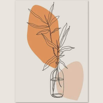 : Canvas Simple Modern Wall Art Frameless