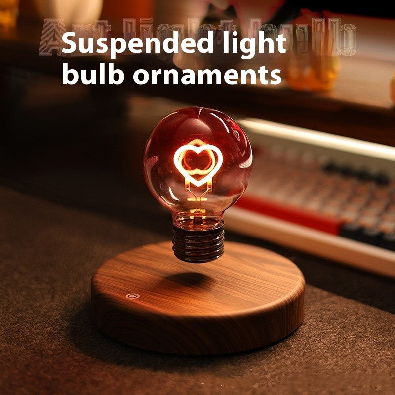 Perfect Home: Magnetic Suspension Bulb Love Small Night Lamp Desktop Decoration