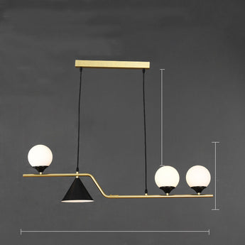  Nordic Dining Table Lamp Three Head Hall