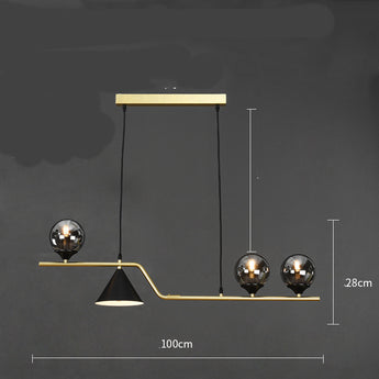  Nordic Dining Table Lamp Three Head Hall