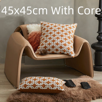 Sofa Cushion Case Bedside Square Pillow Backrest Throw Pillowcase