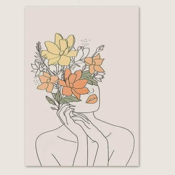 : Canvas Simple Modern Wall Art Frameless
