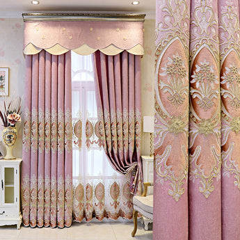  Atmospheric Living Room Floor Curtain Bedroom Full Blackout