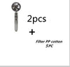  Shower Head Water Saving Flow 360 Degrees Rotating With Small Fan ABS Rain High Pressure Spray Nozzle Bathroom Accessories