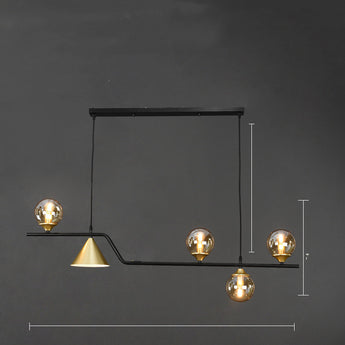  Nordic Dining Table Lamp Three Head Hall