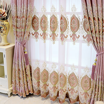  Atmospheric Living Room Floor Curtain Bedroom Full Blackout