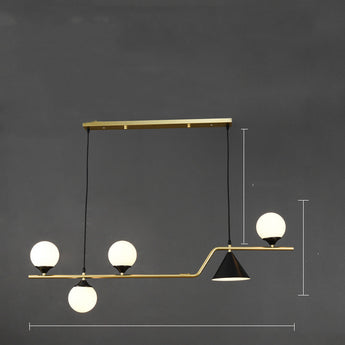  Nordic Dining Table Lamp Three Head Hall